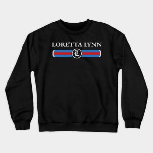 Graphic Loretta Name Vintage Birthday Retro Gift Crewneck Sweatshirt
